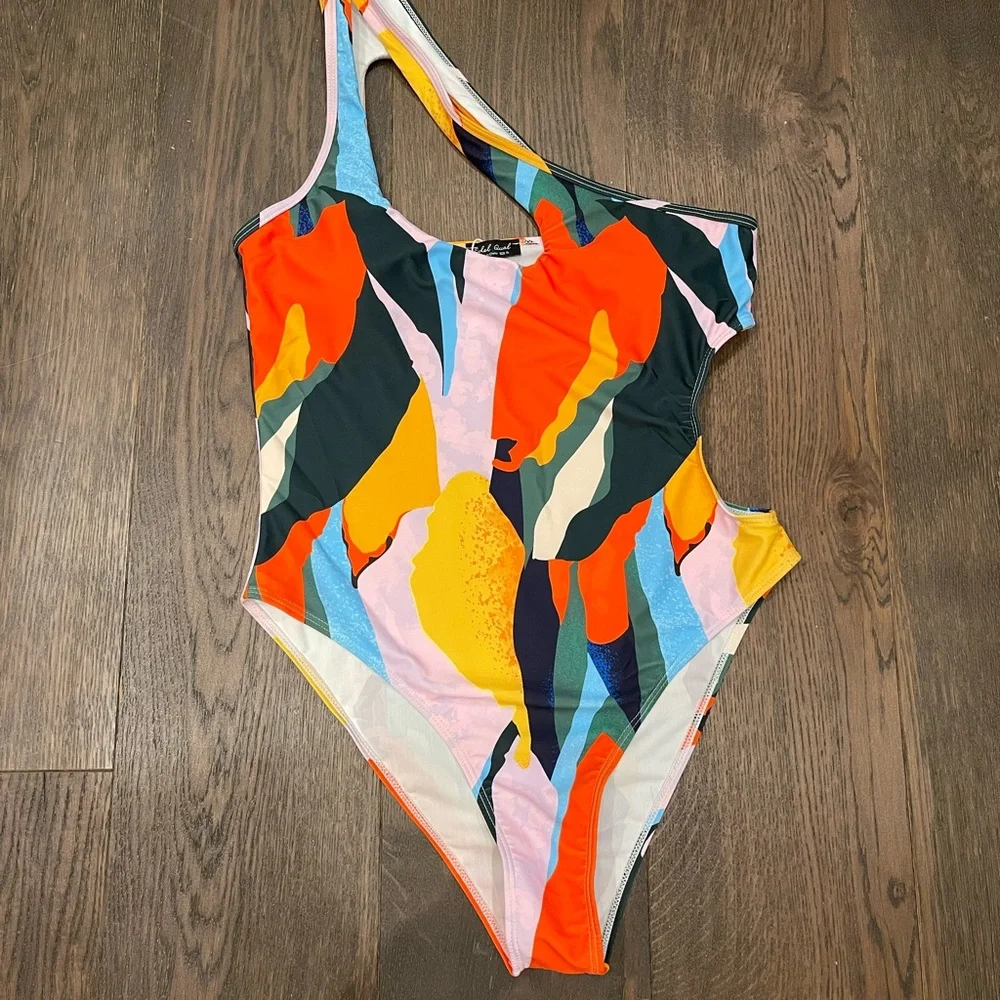 Edel Qual Multicolor Abstract Tank Top - Picture 2 of 3